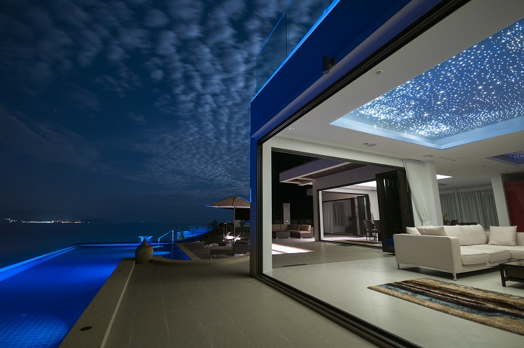Nightime with Star Ceiling